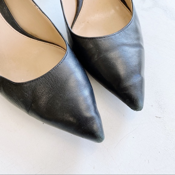 RALPH LAUREN black pointy toes black classic pumps - Picture 3 of 5